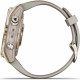 Smart hodinky Garmin Fenix 7S Sapphire Solar, Light Sand Band, Gold Titanium