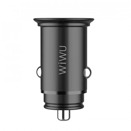 Wiwu Dual Type-C Quick Charge nabíjačka do auta 40 W čierna (PC400)