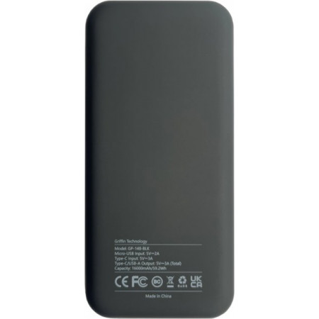 Prídavná batéria Griffin Power Bank 16000mAh čierna