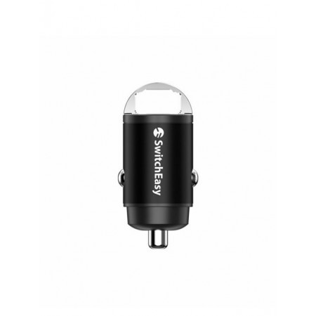 AZP SwitchEasy nabíjačka do auta USB + USB-C PowerBuddy 30W čierna