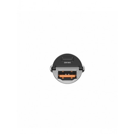 AZP SwitchEasy nabíjačka do auta USB + USB-C PowerBuddy 30W čierna