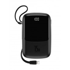 Prídavná batéria Baseus Qpow 10000mAh 15W 3A Čierna
