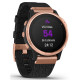 Inteligentné hodinky Garmin Fenix 6S, Heathered Black Nylon Band, Rose Gold