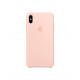 Kryt na iPhone Xs Max - Apple Silicone Case, Pink Sand