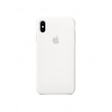 Kryt na iPhone Xs Max – silikónové puzdro Apple, biele