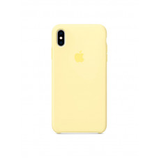 Kryt na iPhone Xs - Apple Silicone Case, Mellow Yellow