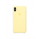 Kryt na iPhone Xs - Apple Silicone Case, Mellow Yellow