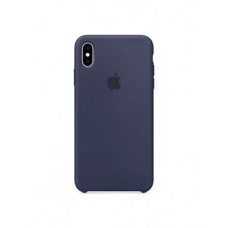 Kryt na iPhone Xs - Apple Silicone Case, Midnight Blue
