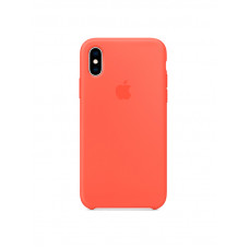 Kryt na iPhone Xs - Apple Silicone Case, Nectarine