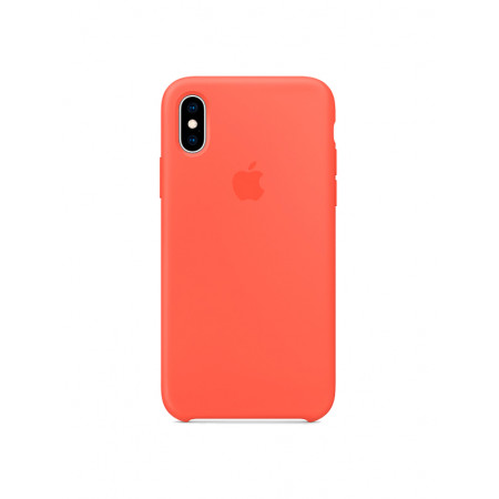 Kryt na iPhone Xs - Apple Silicone Case, Nectarine