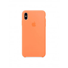 Kryt na iPhone Xs - Apple Silicone Case, Papaya