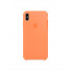 Kryt na iPhone Xs - Apple Silicone Case, Papaya
