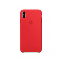 Kryt pre iPhone Xs - Apple Silicone Case, PRODUCT RED