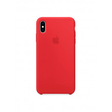 Kryt pre iPhone Xs - Apple Silicone Case, PRODUCT RED