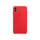 Kryt pre iPhone Xs - Apple Silicone Case, PRODUCT RED