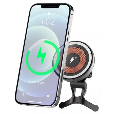 Držiak WIWU Magnetic Absorption CH-309 Wireless Charger 15W Grey