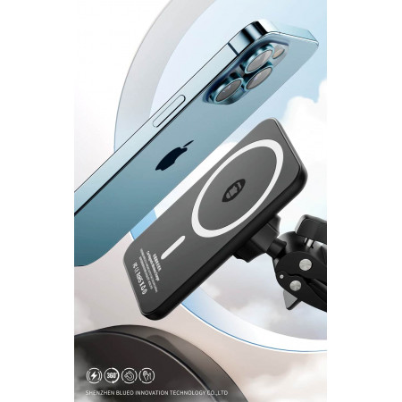 Držiak Blueo Magnetic Wireless Charger 15W Black