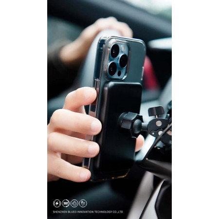 Držiak Blueo Magnetic Wireless Charger 15W Black