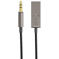 Adaptér WIWU Bezdrôtový audio kábel do auta čierny